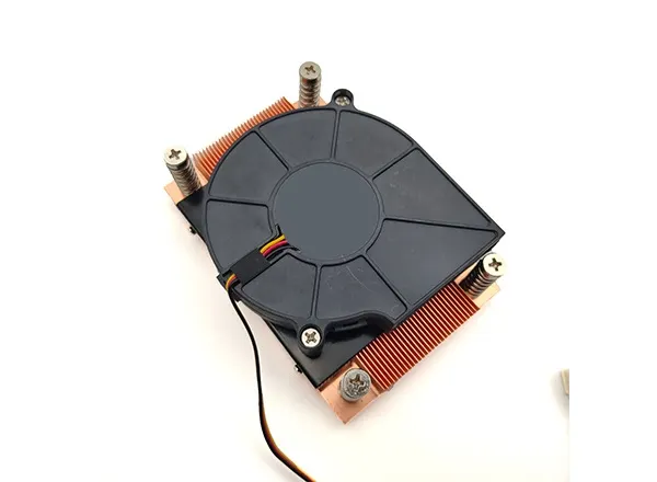 Copper Cpu Cooler, 1U, 4PIN, PWM, AMD - view 3