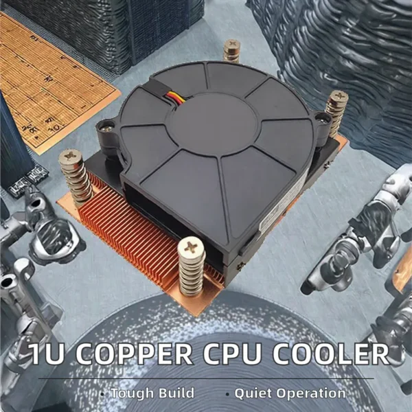 Copper Cpu Cooler, 1U, AMD, AM4, 5600X - view 2