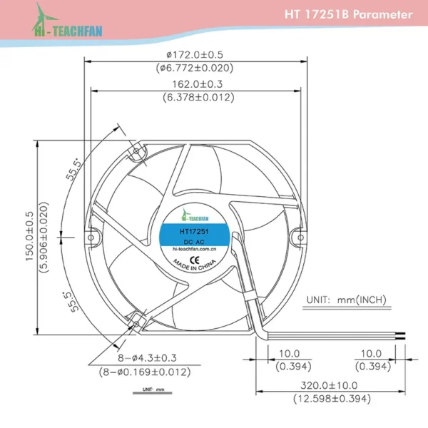 Copper Tube, 172mm, Axial, HT17251 - view 4