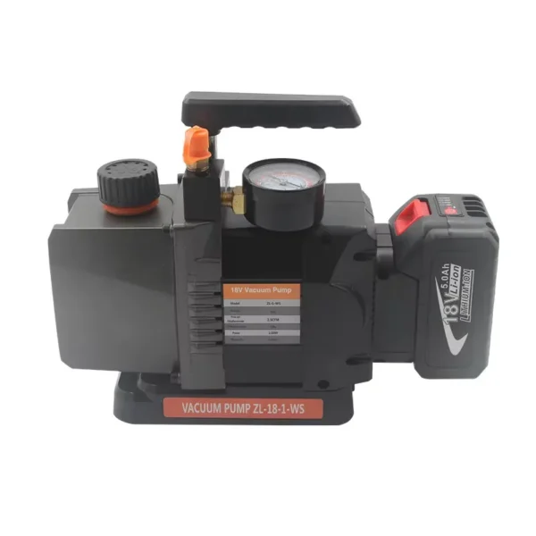 Copper Vacuum Pump, Portable, Cordless, 5CFM, 2-Stage - view 2