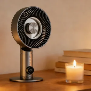 Cordless Desk Fan, Portable, Plastic, USB