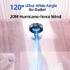 Cordless Desk Fan, Portable, Plastic, USB - view 5
