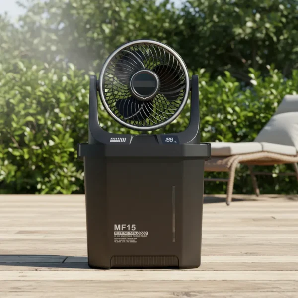 Cordless Misting Fan, LED, Electric, Desk Fan