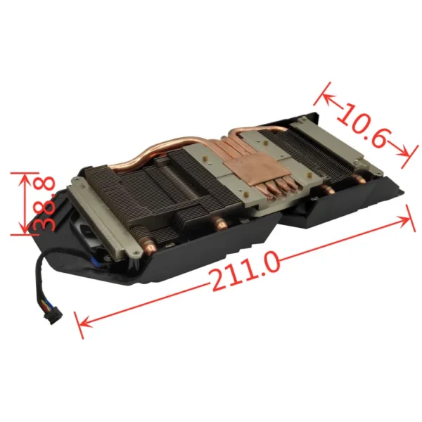 Cpu Cooler, 1U, Alloy - view 2