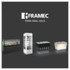Cream Display Fridge Freezer, FRAMEC, 1190, 677, 944 - view 4