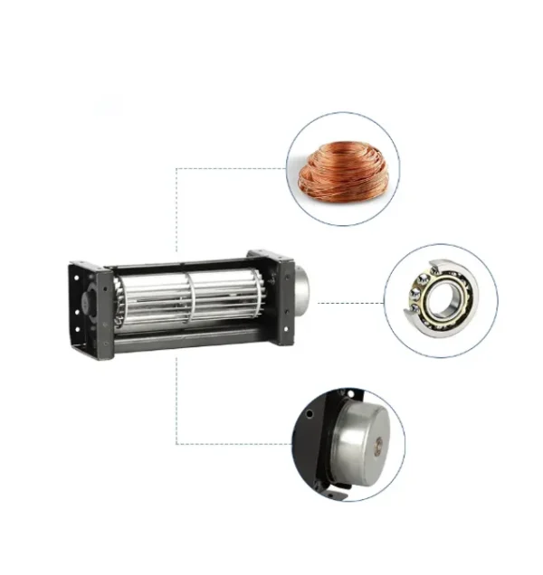 Cross Flow Blower, 12V, 025, Stainless, Steel - view 6