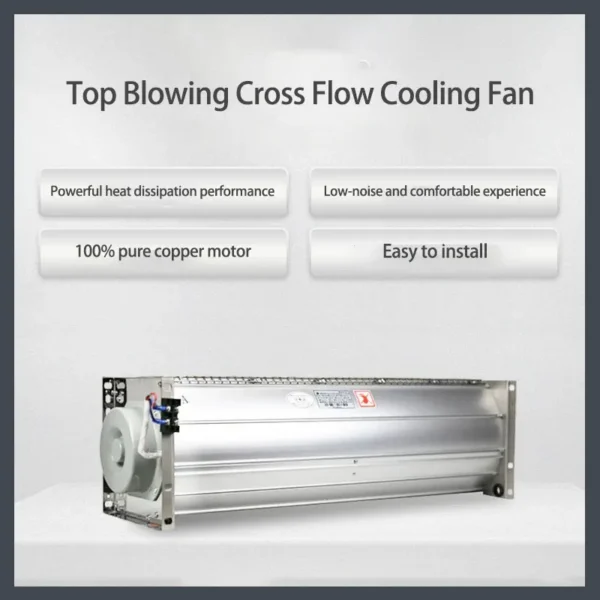 Cross Flow Cooling Fan, GFDD - view 2