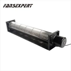 Cross Flow Duct Fan, 120mm, Aluminum, 24V, BLDC