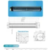 Cross Flow Fan, 12v, Brushless, Tangential - view 3