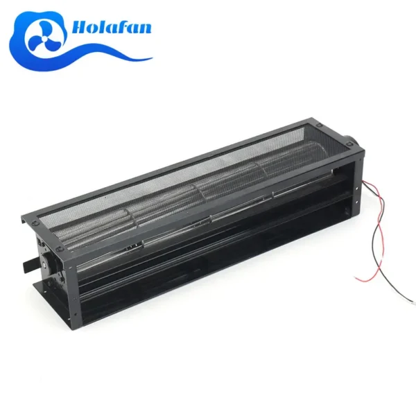 Cross Flow Fan, 230V, 550CFM, Aluminum, Tangential