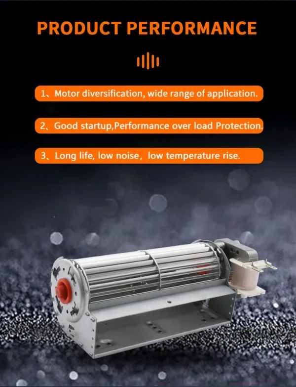 Cross Flow Fan, 40/50mm, 220V, Tangential - view 5