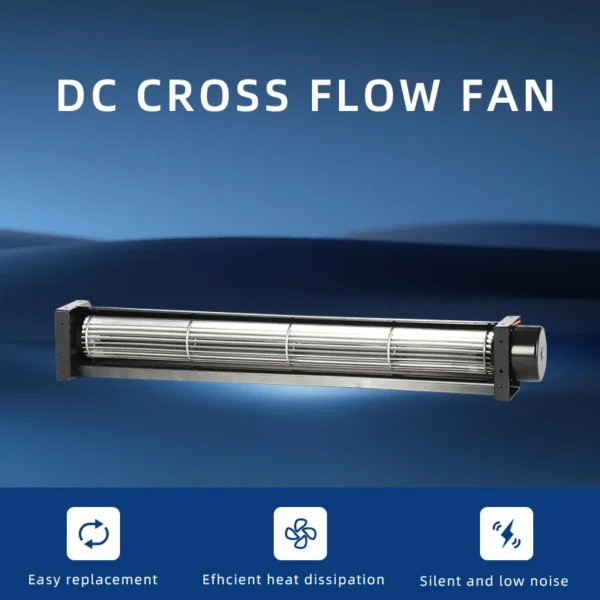 Cross Flow Fan, 40mm, 12V, 24V, Aluminum - view 5