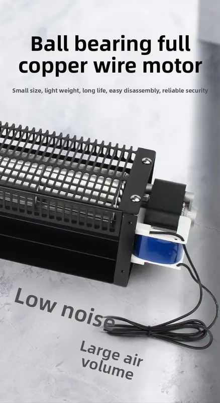 Cross Flow Fan, 40mm, 220V, Aluminum, Brushless - view 2
