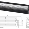 Cross Flow Fan, 50290, 50x, 290mm, Aluminum - view 3