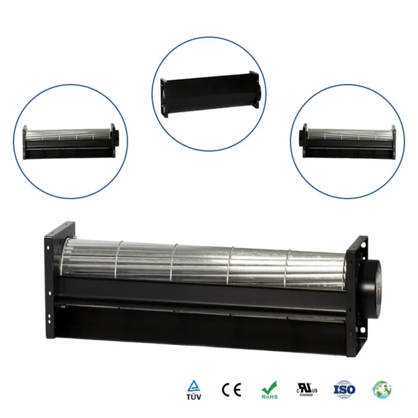 Cross Flow Fan, 50mm, 12/24V, 050, Steel - view 2