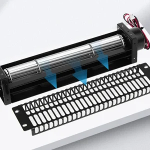 Cross Flow Fan, 50mm, 12V/24V/48V, Aluminum, Tangential
