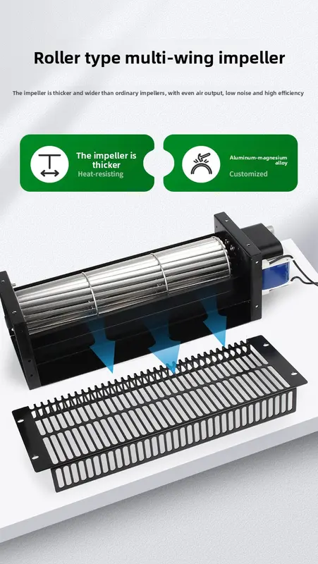 Cross Flow Fan, 60*180-420MM, Brushless, PWM, Aluminum - view 4