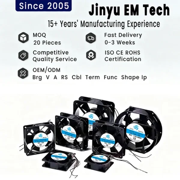 Cross Flow Fan, 65mm, Aluminum, Tangential, Brushless - view 3