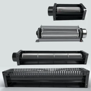 Cross Flow Fan, 65mm, DC24V/12V, Aluminum, IP65