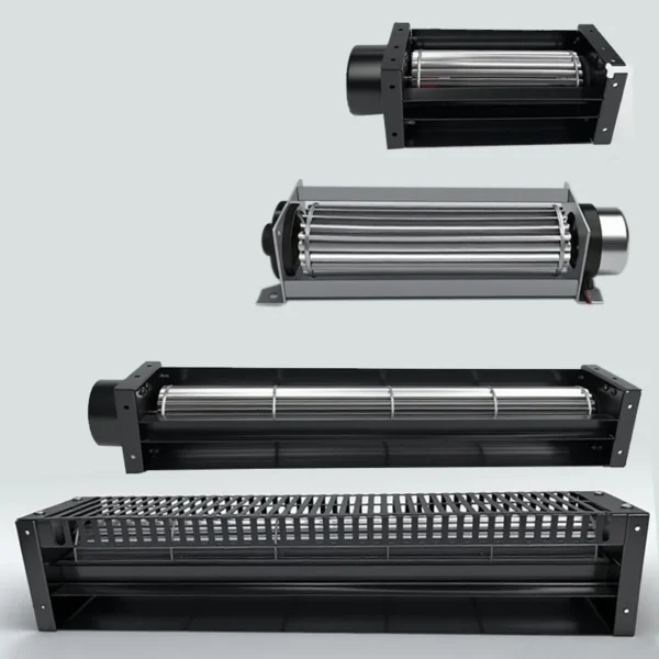 Cross Flow Fan, 65mm, DC24V/12V, Aluminum, IP65