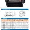 Cross Flow Fan, Aluminum, 12v, 24v, Tangential - view 4
