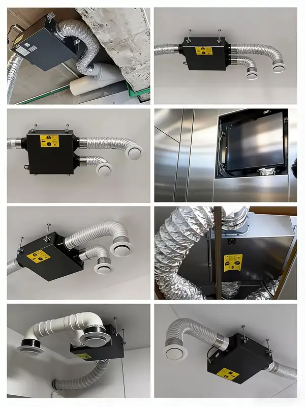Cross Flow Fan, Centrifugal, Roof, Plastic - view 6