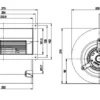 Cross Flow Fan, D4E146-AA07-75, SC400 - view 2