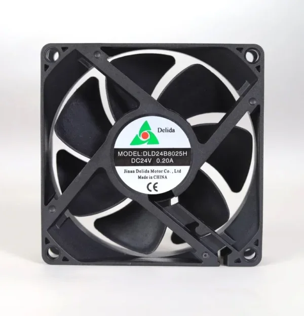 Cross Flow Fan, DC6025, 80x80x25mm, 5-24V, Plastic