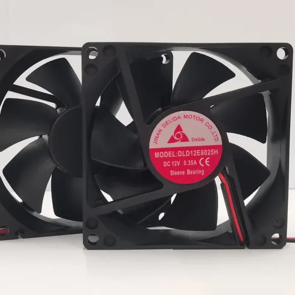 Cross Flow Fan, DC6025, 80x80x25mm, 5-24V, Plastic - view 4