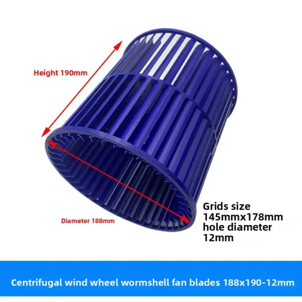 Cross Flow Fan, Electric, Plastic - view 4