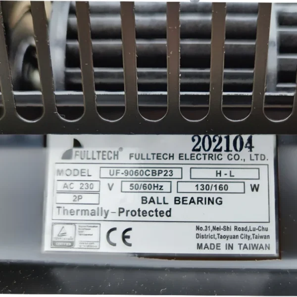 Cross Flow Fan, FULLTECH, 9060CBP23HL, 230V, 740*150*130mm - view 6