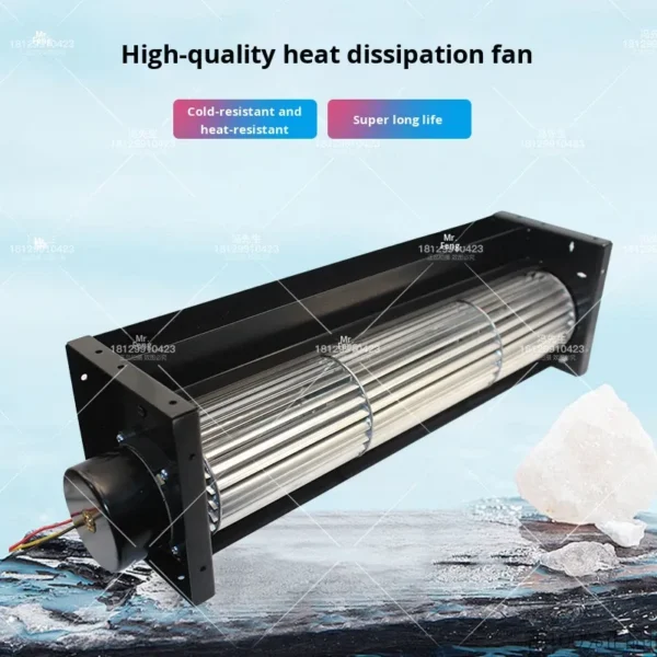Cross Flow Fan, HL-60300H12B, Aluminum, 12V - view 2