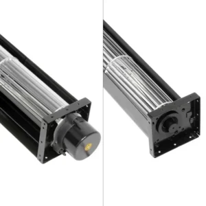 Cross Flow Fan, HY-40DC, Tangential, DC12V/24V, Aluminum