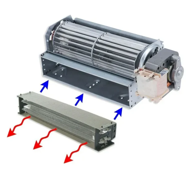 Cross Flow Fan, JEEK, 120V, 60mm, Aluminum - view 3