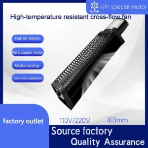 Cross Flow Fan, KR6031, Aluminum, 3200rpm, 110V