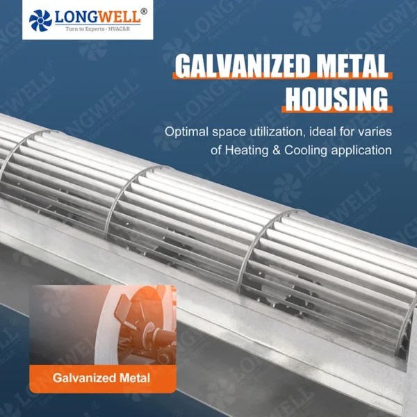 Cross Flow Fan, LONGWELL, 65mm, 230v - view 2