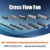 Cross Flow Fan, LONGWELL, Tangential, 80MM-150MM, 230V - view 2
