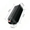 Cross Flow Fan, QF-330, AC230V, 50Hz, 25W - view 2
