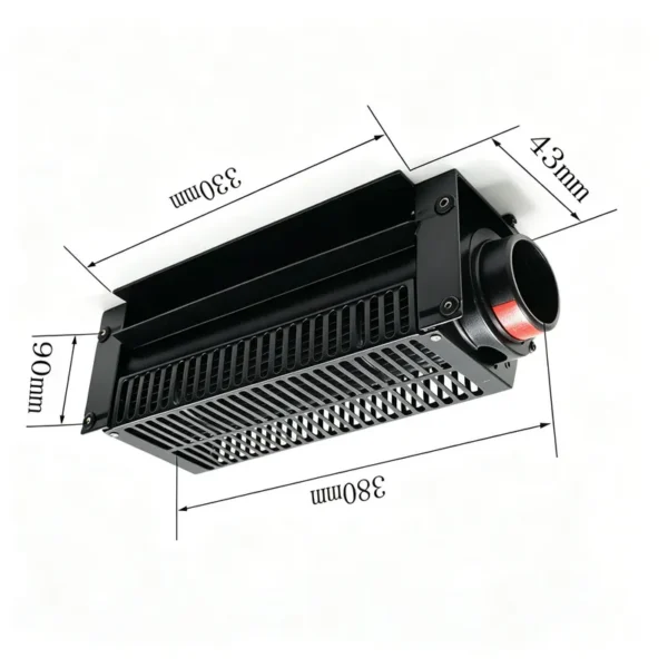 Cross Flow Fan, QF-330, AC230V, 50Hz, 25W - view 4