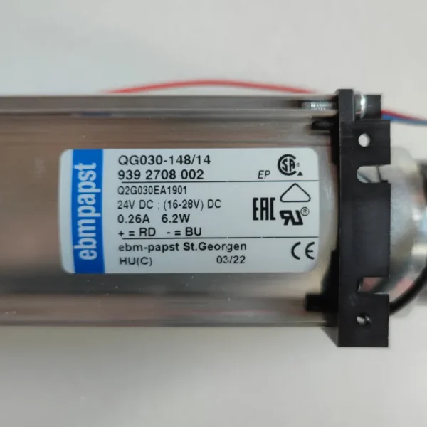 Cross Flow Fan, QG030-148/14, DC24V, 6.2W, 0.255A - view 5