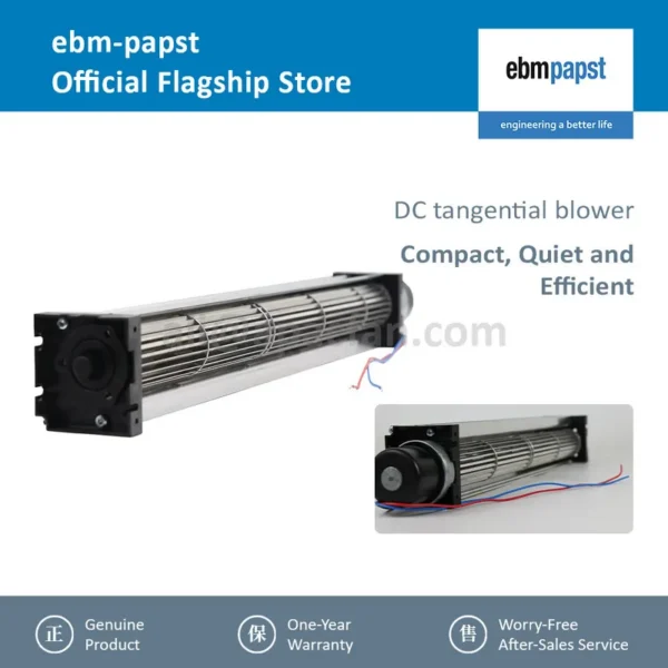 Cross Flow Fan, QG030-353/14, 24VDC, 9.6W, 3850RPM - view 2