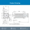 Cross Flow Fan, QG030-353/14, 24VDC, 9.6W, 3850RPM - view 4