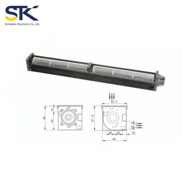 Cross Flow Fan, STK, SCPC40, 24V, Portable