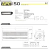 Cross Flow Fan, SYMBANG, 150mm, Aluminum, 120/220V - view 3