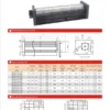 Cross Flow Fan, tangential, 12V, 24V, 48V - view 6
