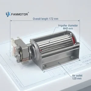 Cross Flow Fan, Tangential, 230V