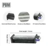 Cross Flow Fan, Tangential, 230V, Aluminum - view 2