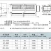 Cross Flow Fan, TD/TE120700-H, 110VAC, 220VAC, 48VDC - view 2