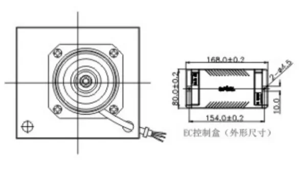 Cross Flow Fan, TD/TE120700-H, 110VAC, 220VAC, 48VDC - view 5