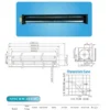 Cross Flow Fan, TD03029-H, 30x290, 12V/24V, 2700RPM - view 6